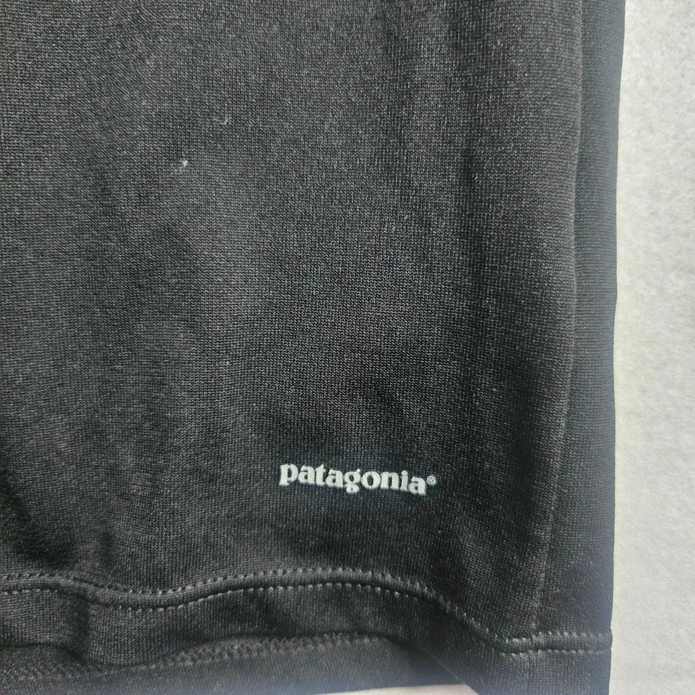 Patagonia Capilene Mens Large Black Long Sleeve Performance Baselayer Shirt L